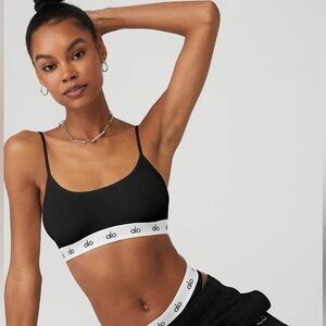 ALO Yoga Black Icon Cami Bra